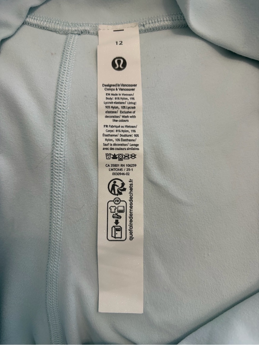 Lululemon Align High-Rise Short 6" Mint breeze color. Size 12 - Picture 8 of 12